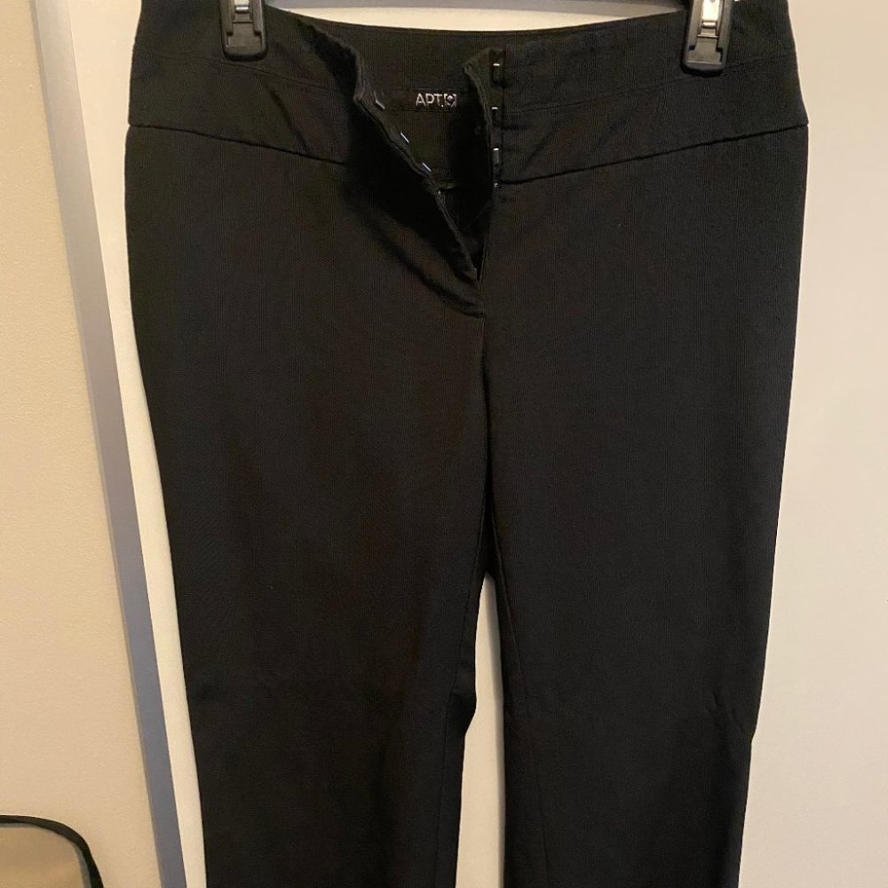 Women's Apt 9, Black Straight Leg-Petite